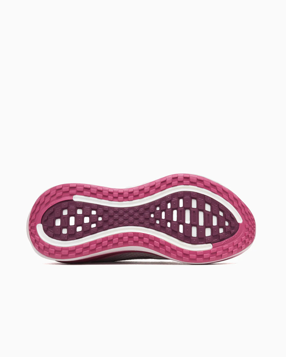 Running Vomero Plus trainers in off white and purple