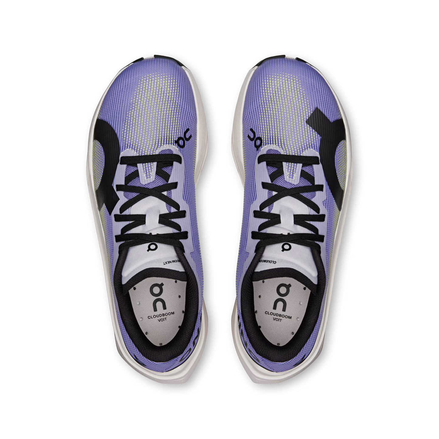 Cloudboom Volt shoes in violet and black