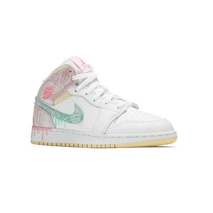 Air Jordan 1 Mid Paint Drip