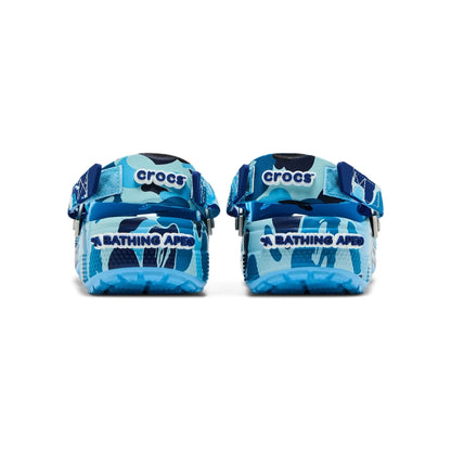 Crocs Classic Clog x BAPE ABC Camo Blue