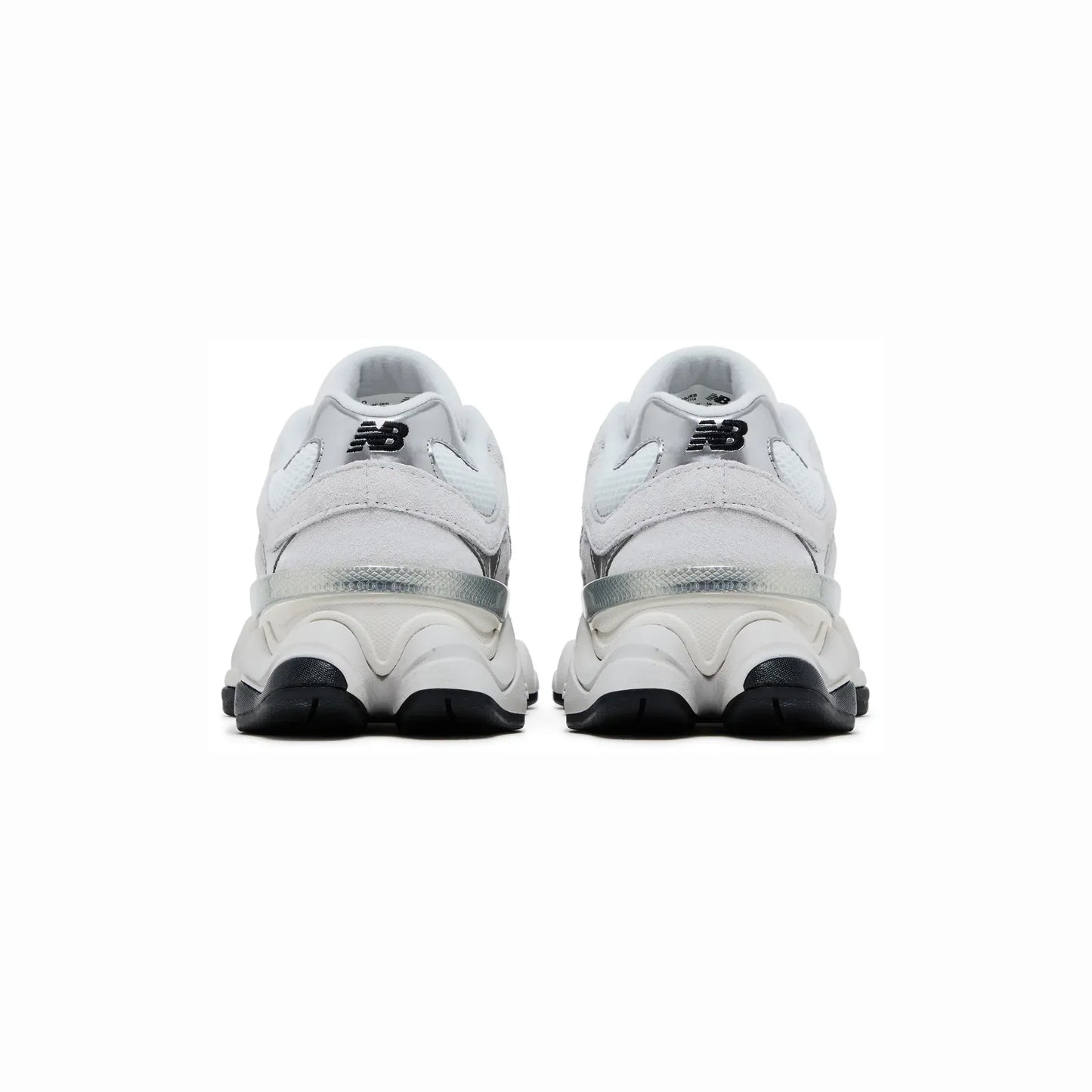 New Balance 9060 White Black Metallic Silver